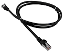 Патч-корд Патч-корд LANMASTER LSZH FTP кат.5e, 1.0 м, черный