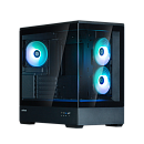 корпус ZALMAN P30 V2, MATX, BLACK, WINDOW, 2x3.5", 3x2.5", 1xUSB TYPE-C, 1xUSB3.0, SIDE 2x120mm ARGB, REAR 1x120mm ARGB, VGA support