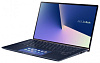 ультрабук asus zenbook ux434fl-a6024t core i5 8265u/8gb/ssd256gb/nvidia geforce mx250 2gb/14"/ips/fhd (1920x1080)/windows 10/blue/wifi/bt/cam/bag