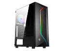 MSI MAG VAMPIRIC 100R, ATX, BLACK, WINDOW, 2x3.5", Compatible with 2.5" (Max up to 4x2.5"), 1xUSB 3.2 Gen 1, 2xUSB 2.0, FRONT 1x120mm, REAR 1x120mm AR