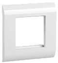 ITK Лицевая рамка для мод. Mosaic 80х80мм пл. суппорт бел.