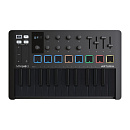 MIDI клавиатура [231503] Arturia [MiniLAB 3 Deep Black] 25 клавиш, 8 энкодеров, 8 RGB пэдов, 8 фейдеров, дисплей, сенсорные регуляторы Pitch/Modulatio