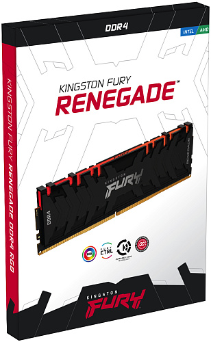 Память оперативная/ Kingston 16GB3200MHz DDR4 CL16DIMM (Kit of 2)FURYRenegadeRGB