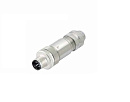Разъем M12 D-coded "папа" (4-конт.), с обжимом, 18-22 AWG, защита IP67