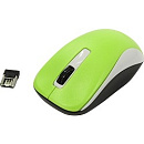 Genius Мышь NX-7005 Green { оптическая, 800/1200/1600 dpi, радио 2,4 Ггц, 1хАА, USB} [31030127105]