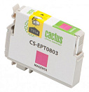 Картридж струйный Cactus CS-EPT0803 T0803 пурпурный (11.4мл) для Epson Stylus Photo P50/PX650/PX660/PX700/PX700W/PX710/PX710W/PX720/PX720WD/PX800/PX80