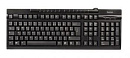 Клавиатура Hama AK-220 черный/черный USB Multimedia