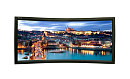 [LCH-100110] Экран Lumien [Cinema Home Curved] 148x252 см (раб. область 132х235 см) (106") Matte White, изгиб 25° алюминиевая рама обтянутая черным ба