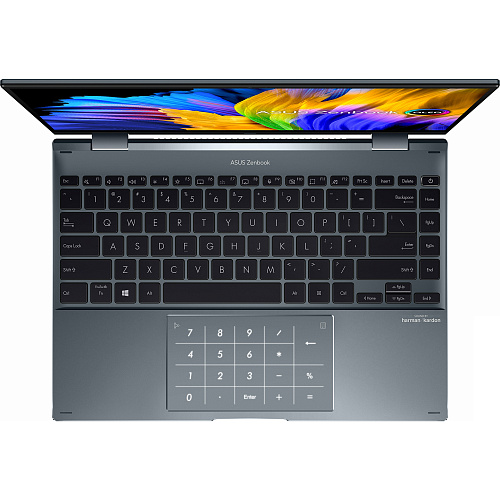 Ноутбук/ ASUS UP5401EA-KN015T Touch +Stylus +bag 14"(2880x1800 OLED)/Touch/Intel Core i7 1165G7(2.8Ghz)/16384Mb/512PCISSDGb/noDVD/Int:Intel Iris Xe