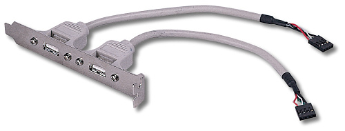 Кабель 2 x USB, 30см