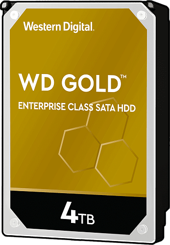 Жесткий диск WD Жесткий диск/ HDD SATA3 4Tb Gold 7200 128mb 1 year warranty (replacement WD4003FRYZ)