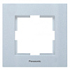 Рамка Panasonic Karre Plus WKTF08012SL-RU декоративная 1x пластик серебристый (упак.:1шт)