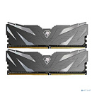 Модуль памяти DDR4 Netac Shadow II 16GB (2x8GB) 3200MHz CL16 1.35V / NTSWD4P32DP-16K / Black / with radiator