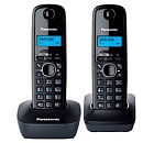 Panasonic KX-TG1612RUH (серый) {Доп трубка в комплекте,АОН, Caller ID,12 мелодий звонка,поиск трубки}