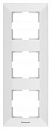 Рамка Panasonic Arkedia WMTF08132WH-RU 3x вертикальный монтаж пластик белый (упак.:1шт)