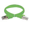 ITK PC02-C5EF-1M Коммутационный шнур (патч-корд), кат.5Е FTP, 1м, зеленый
