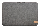 Чехол для ноутбука 15.6" Hama Jersey серый ткань (00101830)