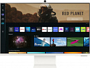 Монитор Samsung 32" M8 LS32BM801UIXCI белый VA LED 16:9 HDMI M/M TV матовая HAS 400cd 178гр/178гр 3840x2160 Ultra HD USB 6.7кг
