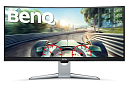 BENQ 35" EX3501R VA LED, изогнутый 1800R, 3440х1440, 21:9, 12(4)ms, 300cd/m2, 20M:1, 178°/178°,HDMI2.0*2/ DP1.4/ USB3.0*2/ USB-Type C (3.1 Gen2, no Po