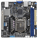 Asus P12R-I Mini-ITX {LGA 1200, 2x DDR4 DIMM (to 64GB ECC UDIMM), 6x USB 3.0 (4 rear), 6x SATA (4 in MiniSAS HD), 1x PCIE x16, 1xM.2 2280, LAN 2x 1Gb,