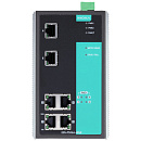 Управляемый коммутатор 6 x 10/100BaseTX, 4 из них с PoE IEEE 802.3af/at, с расширенным диапазоном температур