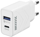 Сетевое зар./устр. Wiiix UNN-4-2-03-QCPD 20W 3A (PD+QC) USB-C/USB-A белый