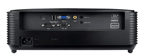 Проектор Optoma W335e Full 3D; DLP, WXGA (1280*800), 3800 ANSI Lm,22000:1;до 15000 ч. (ECO+);+/- 40 vertical; HDMI (v1.4a 3D);VGA IN; Composite RCA;Au