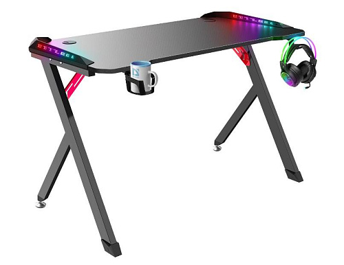 Стол GAMING SPIRIT RGB BLACK 64389 DEFENDER