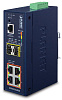 Коммутатор Planet коммутатор/ IGS-5225-4P2S IP40 Industrial L2+/L4 4-Port 1000T 802.3at PoE + 2-Port 100/1000X SFP Full Managed Switch (-40 to 75 C, dual