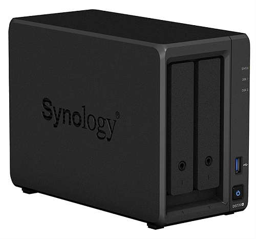 Synology QC2,0GhzCPU/2GB(upto6)/RAID0,1,10,5,6/up to 2HDDs SATA(3,5' or 2,5')(upto 7 with DX517)/2xUSB3.0/2GigEth/iSCSI/2xIPcam(up to40)/1xPS/1YW (rep