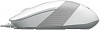 Мышь A4Tech Fstyler FM10S белый/серый оптическая (1600dpi) silent USB (3but)