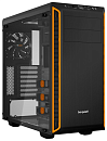 be quiet! PURE BASE 600 WINDOW ORANGE / Midi-Tower / ATX / 2x5.25, 3x3.5, 8x2.5 / side window / black+orange / BGW20