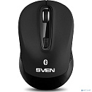 Беспроводная мышь Sven RX-575SW чёрная (бесш. кл., BT, 2,4 GHz, 3+1кл. 800-1600DPI, блист.)