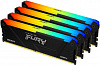 Память DDR4 4x8GB 3200MHz Kingston KF432C16BB2AK4/32 Fury Beast RGB RTL Gaming PC4-25600 CL16 DIMM 288-pin 1.35В dual rank с радиатором Ret