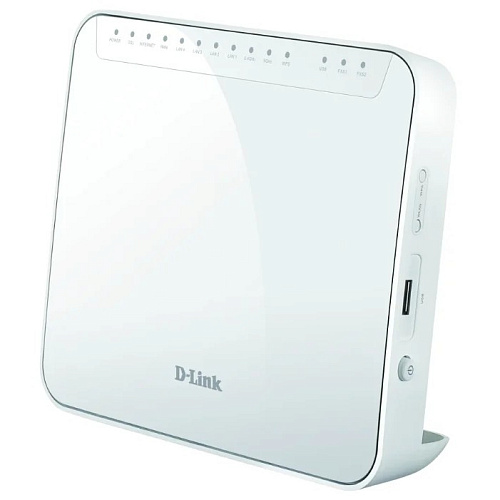 D-Link DSL-G2452GR/R1A Беспроводной двухдиапазонный маршрутизатор AC1200 VDSL2 с поддержкой MU-MIMO, ADSL2+/3G/LTE/Gigabit Ethernet WAN, 2 FXS-портами