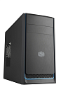 Cooler Master MasterBox E300L (MCB-E300L-KN5N-B01), 2xUSB3.0, 1x120Fan, w/o PSU, Black w/Blue line, mATX