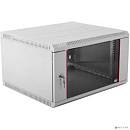 ЦМО Шкаф телекоммуникационный настенный разборный 6U (600х350) дверь стекло (ШРН-Э-6.350) (1 коробка)