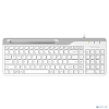 Клавиатура A4Tech Fstyler FK25 белый/серый USB slim [1530217]