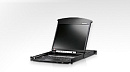 КВМ консоль ATEN 19" 1-Local/Remote Share Access 8-Port Multi-Interface Cat 5 Dual Rail LCD KVM over IP switch