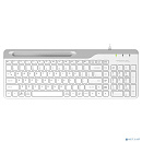 Клавиатура A4Tech Fstyler FK25 белый/серый USB slim [1530217]