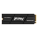 Твердотельный накопитель Kingston SSD 1TB SFYRSK/1000G Fury Renegade M.2 2280 PCIe 4.0 x4 NVMe R7300/W6000MB/s 3D TLC MTBF 2M 1,0PBW Retail Heatsink 1