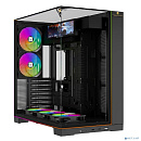 Thermalright Корпус TR-A70 Vision FAN5-C / Black / TG / 5x120mm ARGB PWM Fans / ARGB Strip / 9.16'' LCD screen / USB TYPE-C / ATX / TRA70VF5CB