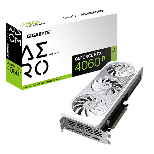 Видеокарта/ VGA GIGABYTE NVIDIA GeForce RTX 4060 TI 8GB, GDDR6/128-bit, PCIe 4.0, 2xHDMI 2.1, 2xDP, 2.5-slot
