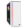 Корпус Exegate EX294390RUS Miditower Mistery Z4 White (ATX, без БП, 2*USB+1*USB3.0, HD аудио, белый, вент. 12 см с RGB подсветкой, пылевые фил