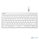 Клавиатура A4Tech Fstyler FBX51C белый USB беспроводная BT/Radio slim Multimedia (FBX51C WHITE)