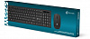 Клавиатура + мышь Оклик S255W клав:черный мышь:черный USB беспроводная Multimedia (1909361)