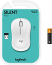 Мышь Logitech Silent M220-OFFWHITE белый оптическая (1000dpi) silent беспроводная USB для ноутбука (3but)