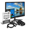 Монитор 24" ExeGate EB2400A (VA LED Grade A+, FHD, 1920x1080@75Гц, 16:9, 200cd/m2, 3000:1, 178°/178°, 5ms, D-Sub, HDMI, Flicker-free, Low Blue Light,