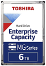 Жесткий диск Toshiba Enterprise HDD 3.5" SAS 6TB, 7200 rpm, 256MB buffer, 512e, MG08SDA600E, 1 year