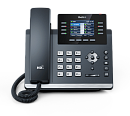 телефон YEALINK SIP-T44U, 12 аккаунтов, 2 порта USB, цветной экран 2.8", BLF, PoE, GigE, без БП, шт